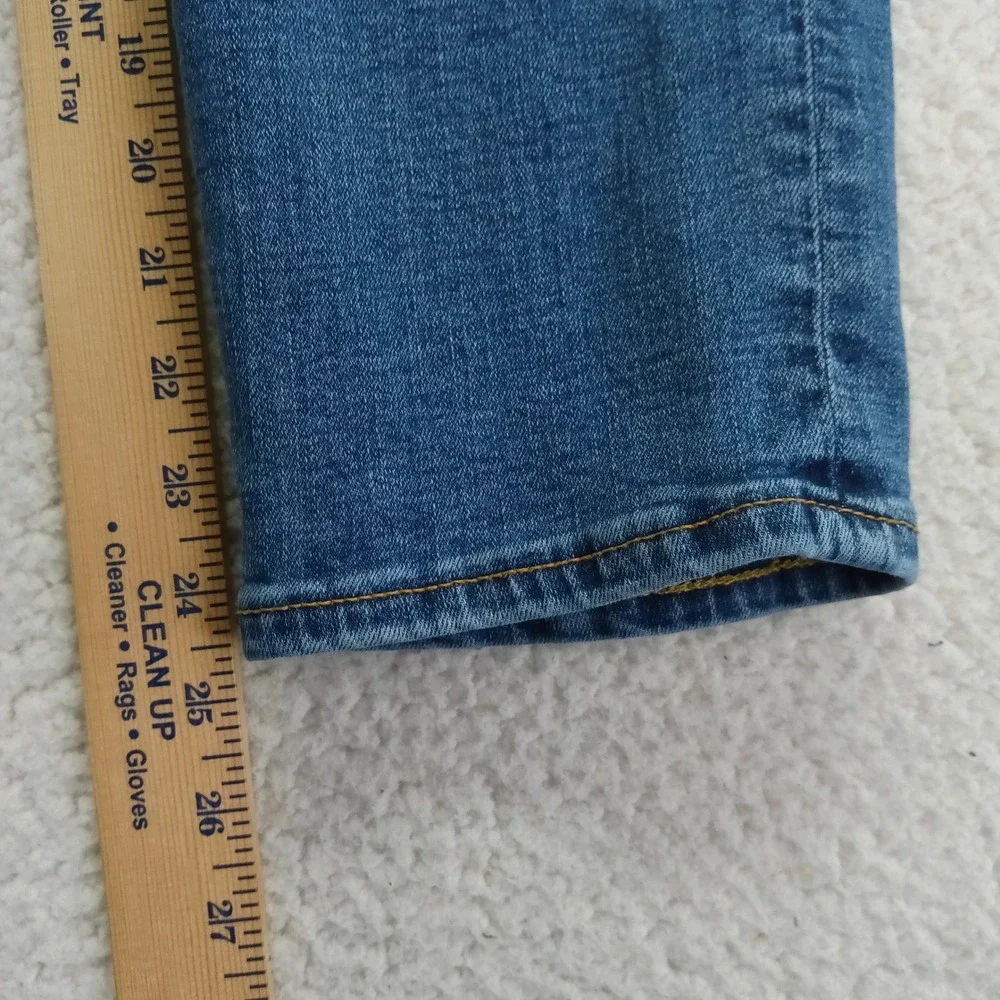 American‎ Eagle Skinny Jeans Medium Wash Blue Denim Size 26x28 Stretch Pants